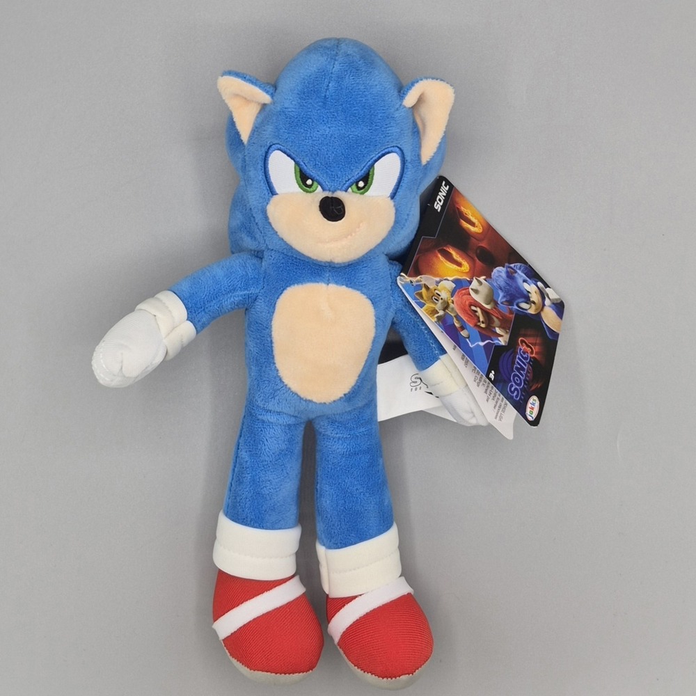 JAKKS Pacific Sonic The Hedgehog 3 The Movie SONIC 9" Inches‎ Plush